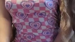 girl masturbating in front of the camera