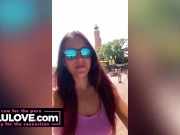 Babe sharing cunt spread closeups & dirty talking in between clips of real life behind the scenes adventures - Lelu Love 12/16