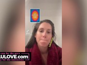 Babe sharing cunt spread closeups & dirty talking in between clips of real life behind the scenes adventures - Lelu Love 4/16