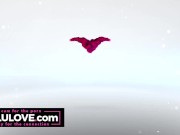 Redhead nude babe chatting about nudist resort adventures & wild birthday party & airplane drama for 1st timer - Lelu Love 13/16