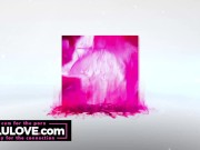 Redhead nude babe chatting about nudist resort adventures & wild birthday party & airplane drama for 1st timer - Lelu Love 4/16