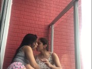 He masturbated my best friend on the balcony of her apartment 1/16