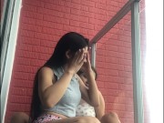 He masturbated my best friend on the balcony of her apartment 4/16