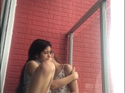 He masturbated my best friend on the balcony of her apartment 8/16