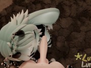 POV Cute Horny Femboy Bunny Gives You A Sloppy Blowjob Animation Preview 11/16