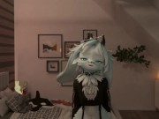 POV Cute Horny Femboy Bunny Gives You A Sloppy Blowjob Animation Preview 15/16