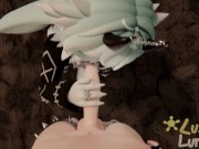 POV Cute Horny Femboy Bunny Gives You A Sloppy Blowjob Animation Preview 3/16