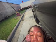 Married girl suck my dick in the parking lot like a lot lizard for free truck stop 14/16