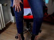 Jeans Po Dirty Talk**Blue Jeans machen dich hart und spritzgeil!!! German Teen!!!! 1/16