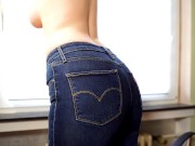 Jeans Po Dirty Talk**Blue Jeans machen dich hart und spritzgeil!!! German Teen!!!! 13/16