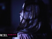 Sensual lesbian sex between 2 brunettes 3/16