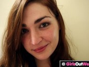 Bushy pussy licked and finger-fucked 7/16