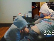 Heather Kane promised fan he would cum in under 60 seconds! 11/16