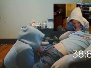 Heather Kane promised fan he would cum in under 60 seconds! 12/16