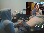 Heather Kane promised fan he would cum in under 60 seconds! 14/16