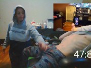 Heather Kane promised fan he would cum in under 60 seconds! 15/16