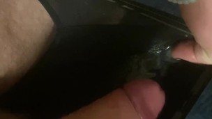 Cum handsfree underwear couldn't hold it in next to roommate exhib