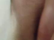 Fingering my pussy while my husband is next to me