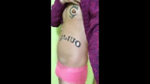 alien inside my belly?! Belly bloat fetish - pregnant with alien