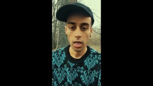 Twink want to swallow cum after blowjob but accidentally spits it