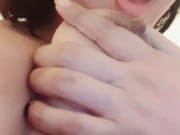 I FINALLY FOUND IT! YOUNG STUDENT TOUCHES AND MASTURBATES HER RICH PUSSY WHILE MOANING, HOMEMADE 10/16