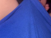 Getting Fingered Under the Blankets During Movie Night