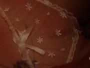 Kissing, pussy licking, reverse cowgirl with Cum Load Into Perfect Pussy - super close-up 5/16