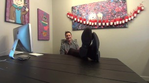 Boss Teases You with his Big Soft Ticklish Feet (PREVIEW)
