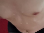 Blowjob and cum on small tits at tax office part 2 14/16