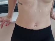 Blowjob and cum on small tits at tax office part 2 16/16