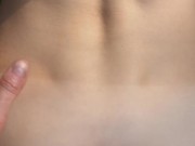 Perfect body girl gets cum in her ass outdoor 8/16