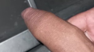 Public toilet foreskin pissing