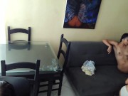 I eat my best friend's pussy in her living room 7/16