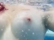 pov tits underwater in slow motion 11/16