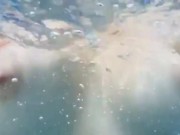 pov tits underwater in slow motion 15/16