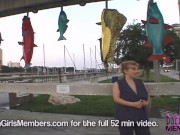 She Flashes Some ENORMOUS Tits Around Tampa 10/16