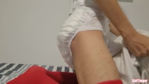 ABDL Diaper Boy Fucking A Pillow!