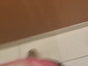 I get sucked in the elevator and I cum on her pretty little tits 3/16