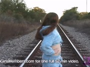 Amateur Redhead Bares Her Big Tits And Shaved Pussy In Public 6/16