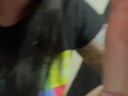 Sexy girl sniffing socks and feet then suckin toes and licking soles 9/16