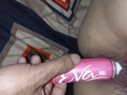INDIAN aunty takes big scent bottle inside her pussy... 11/16