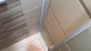 Cum in my shower 1