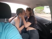 I kiss and touch my best friend in the car on the way home 9/16