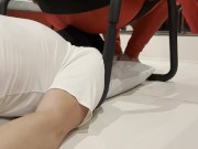 Face sitting and farting in my human chair 8/16