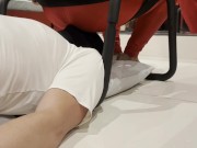 Face sitting and farting in my human chair 9/16