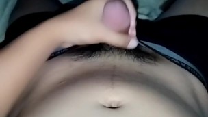 3 POINTS CUMSHOT (sumakto yung pag shoot ng tamod sa pusod)