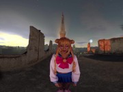 Chloe Temple Transforms Into Super Sailor Moon And Shows How Much She Loves You 3/16