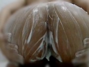 Big booty wife seducing with her huge ass at shower 8/16