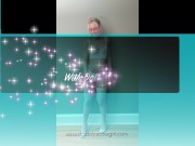 Young blonde hotwife full nude bikini try on in blue camo print | DADDYSCOWGIRL 1/16