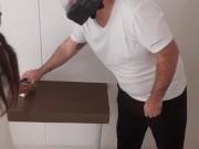 This skinny woman pays her house fee with very wet sex. 3/16